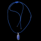 Pendentif Lapis-lazuli Argent 925 sur cordon réglable