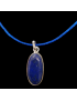 Pendentif Lapis-lazuli Argent 925 sur cordon réglable