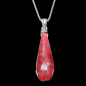 Pendentif Rhodonite Argent 925 avec chaîne