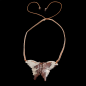 Pendentif Jaspe Picasso Papillon sur cordon réglable