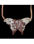 Pendentif Jaspe Picasso Papillon sur cordon réglable