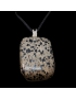 Pendentif Jaspe Dalmatien sur cordon réglable