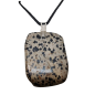 Pendentif Jaspe Dalmatien sur cordon réglable