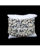 Bracelet Jaspe Dalmatien (s)