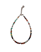 Bracelet Agate multicolore Argent 925