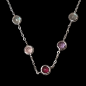 Collier Grenat Améthyste Quartz rose & Labradorite