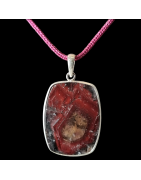 Pendentif Super seven Argent 925 sur cordon réglable