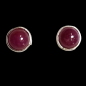Boucles Rubis Argent 925