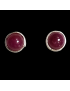Boucles Rubis Argent 925