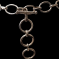 Collier Améthyste Citrine & Quartz fumé avec fermoir Argent 925