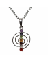 Pendentif 7 Chakras Spirale Argent 925