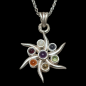 Pendentif 7 Chakras Soleil avec chaîne