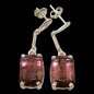 Boucles Rubellite Argent 925