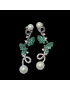 Boucles Zirconium & Perles