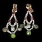 Boucles Tourmaline & Perles