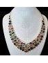 Collier Tourmaline Multicolore sertie Argent 925