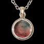 Pendentif Melon d'eau rond serti Argent 925