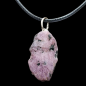 Pendentif Rubis brut sur cordon