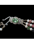 Collier Tourmaline multicolore & Perles