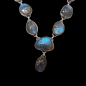 Collier Labradorite sertie Argent 925