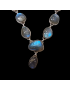 Collier Labradorite sertie Argent 925