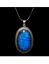 Pendentif Labradorite et chaîne Argent 925