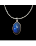 Pendentif Labradorite Argent 925 sur collier Labradorite facettées