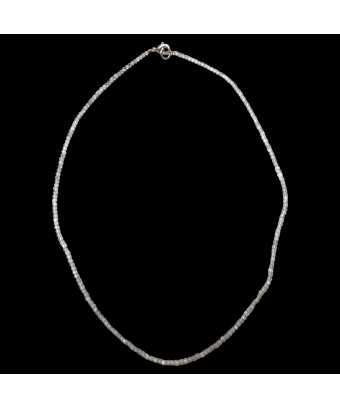 Collier Labradorite perles facettées