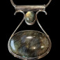Pendentif Labradorite et chaîne Argent 925
