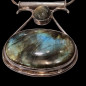 Pendentif Labradorite et chaîne Argent 925