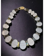 Collier Labradorite & Cristal de roche