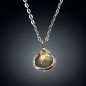 Pendentif Labradorite Argent 925 avec chaîne