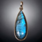 Pendentif Labradorite Goutte  Argent 925