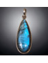 Pendentif Labradorite Goutte  Argent 925