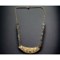 Collier Labradorite & Zirconium plaqué or