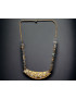 Collier Labradorite & Zirconium plaqué or
