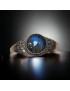 Bracelet Labradorite Ethnique rigide Argent 925