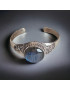 Bracelet Labradorite Ethnique rigide Argent 925