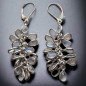 Boucles Pierre de lune Grappe Argent 925