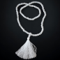 Collier Mala Pierre de lune 108 pierres rondes 8mm