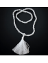 Collier Mala Pierre de lune 108 pierres rondes 8mm