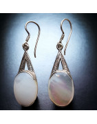 Boucles Nacre Argent 925