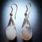 Boucles Nacre Argent 925