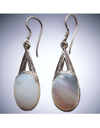 Boucles Nacre Argent 925