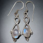 Boucles Pierre de lune Argent 925