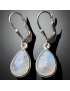 Boucles Pierre de lune Argent 925