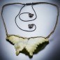 Pendentif Jade Coréen Papillon sur cordon réglable