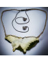 Pendentif Jade Coréen Papillon sur cordon réglable