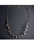 Collier chaînette Métal argentée avec petites breloques étoiles