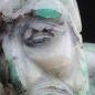 Statue Emeraude Brahmane Hindou assis